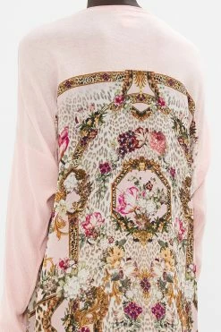 V NECK JUMPER WITH PRINT BACK BAMBINO BLISS -clothing shop CAMILLA 00024059 V NECK JUMPER WITH PRINT BACK BAMBINO BLISS 5