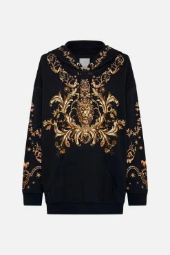 OVERSIZE BOYFRIEND HOODIE DUOMO DYNASTY -clothing shop CAMILLA 00024098 OVERSIZE BOYFRIEND HOODIE DUOMO DYNASTY GHOST