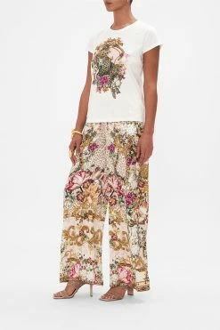 ORGANIC COTTON SLIM FIT TEE BAMBINO BLISS -clothing shop CAMILLA 00024117 BAMBINOBLISS SLIMFITROUNDNECKT SHIRT SOLIDWHITE 2