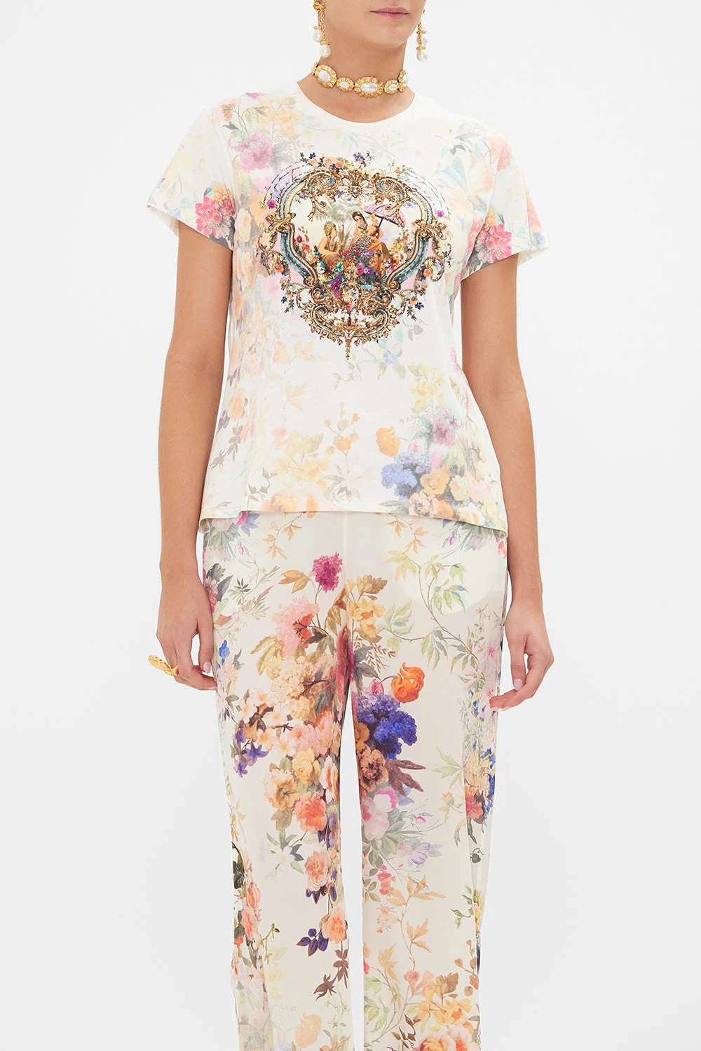 ORGANIC COTTON EASY TEE FRIENDS WITH FRESCOS - Image 5