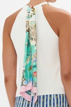 KNIT SCARF TOP AMALFI LULLABY -clothing shop CAMILLA 00024122 KNIT SCARF TOP AMALFI LULLABY 5