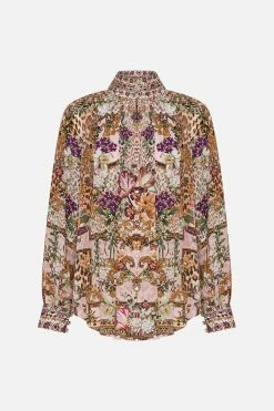 RAGLAN BUTTON UP SHIRT BAMBINO BLISS -clothing shop CAMILLA 00024142 RAGLAN BUTTON UP SHIRT BAMBINO BLISS GHOST