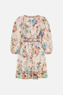 BLOUSON FLARED DRESS BAMBINO BLISS -clothing shop CAMILLA 00024151 BLOUSON FLARED DRESS BAMBINO BLISS GHOST 2