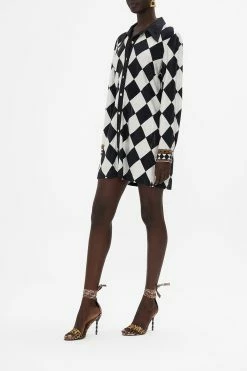 LONG SLEEVE TUNIC DRESS DUOMO DYNASTY 9 LONG SLEEVE TUNIC DRESS DUOMO DYNASTY -clothing shop CAMILLA 00024173 LONG SLEEVE TUNIC DRESS DUOMO DYNASTY 2