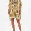 SHORT ROUND NECK LOUNGE KAFTAN PALAZZO PRIDE