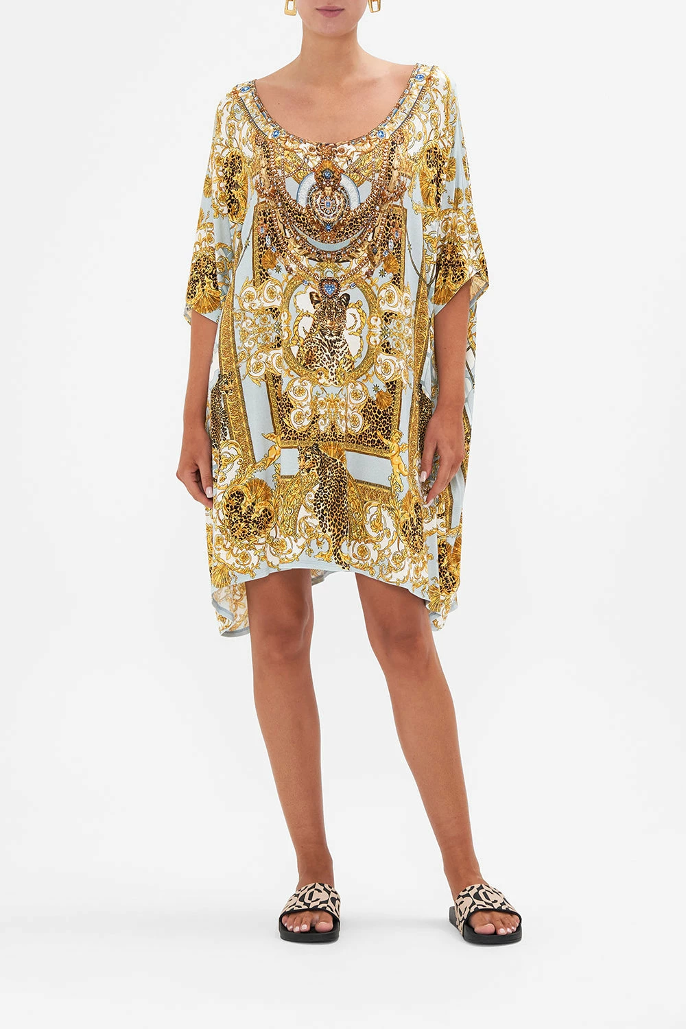 SHORT ROUND NECK LOUNGE KAFTAN PALAZZO PRIDE 1 SHORT ROUND NECK LOUNGE KAFTAN PALAZZO PRIDE