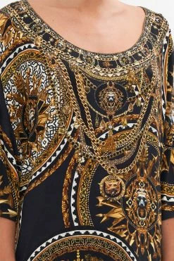 SCOOP BACK HEM LOUNGE DRESS DUOMO KALEIDO -clothing shop CAMILLA 00024214 SCOOP BACK HEM LOUNGE DRESS DUOMO KALEIDO 5