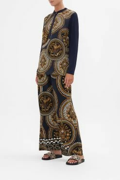 SPLICED HENLEY SHIRT DUOMO KALEIDO 9 SPLICED HENLEY SHIRT DUOMO KALEIDO -clothing shop CAMILLA 00024218 SPLICED HENLEY SHIRT DUOMO KALEIDO 2