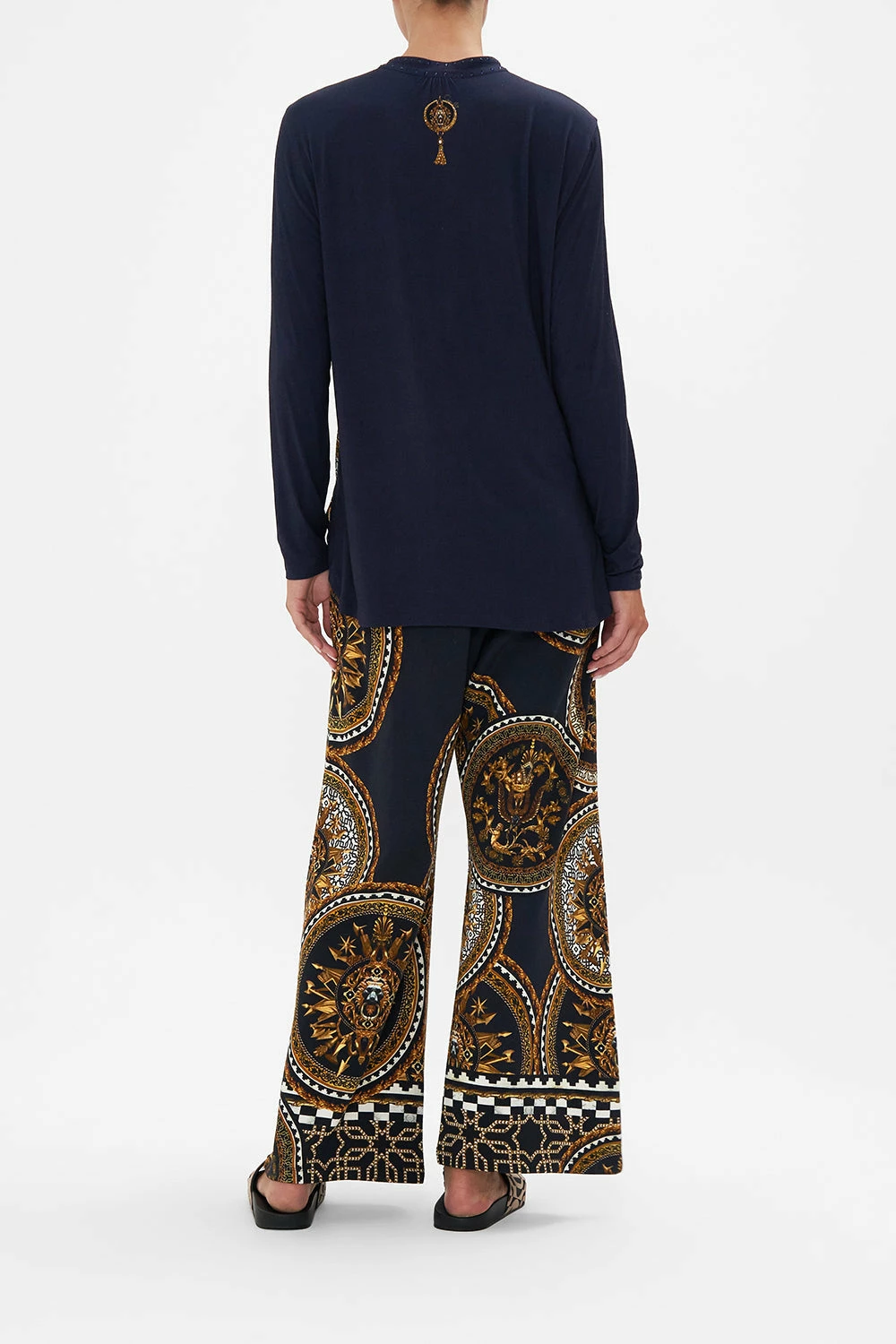 SPLICED HENLEY SHIRT DUOMO KALEIDO 2 SPLICED HENLEY SHIRT DUOMO KALEIDO - Image 2