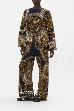 TUCK DETAIL SWEATER DUOMO KALEIDO -clothing shop CAMILLA 00024219 TUCK DETAIL SWEATER DUOMO KALEIDO 2