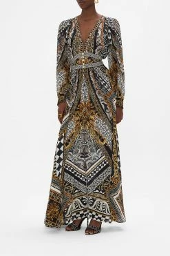 BUTTON DRESS WITH SHAPED WAISTBAND LOOK UP TESORO -clothing shop CAMILLA 00024264 BUTTON DRESS WITH SHAPED WAISTBAND LOOK UP TESORO 2