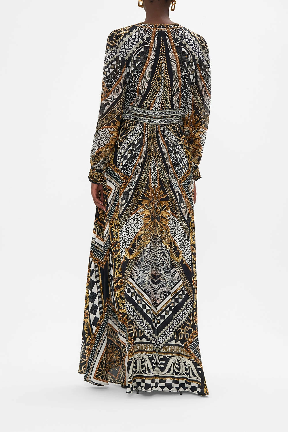 BUTTON DRESS WITH SHAPED WAISTBAND LOOK UP TESORO - Image 2