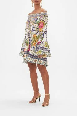 A LINE FRILL DRESS AMALFI AMORE -clothing shop CAMILLA 00024271 AMALFIAMORE ALINEFRILLDRESS 2