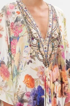 T SHAPE LONG KAFTAN FRIENDS WITH FRESCOS -clothing shop CAMILLA 00024289 T SHAPE LONG KAFTAN FRIENDS WITH FRESCOS 5