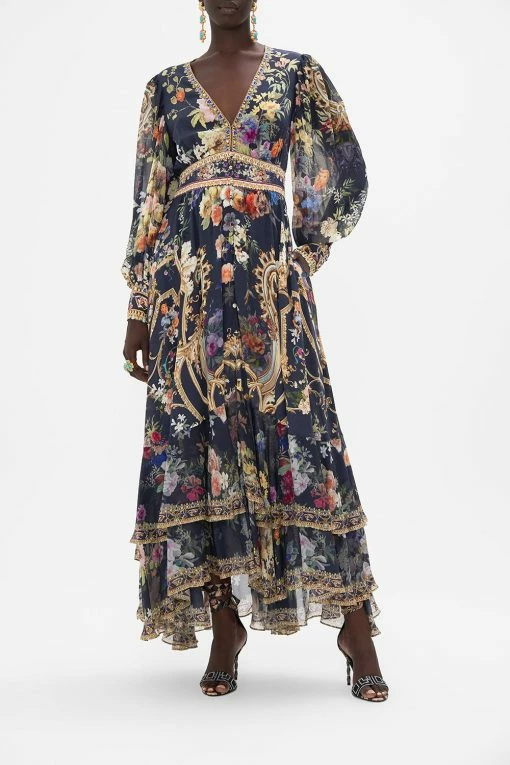 LONG BUTTON FRONT DRESS PLAY YOUR CARDS RIGHT -clothing shop CAMILLA 00024337 LONG BUTTON FRONT DRESS PLAY YOUR CARDS RIGHT 1