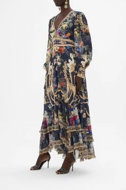 LONG BUTTON FRONT DRESS PLAY YOUR CARDS RIGHT -clothing shop CAMILLA 00024337 LONG BUTTON FRONT DRESS PLAY YOUR CARDS RIGHT 2