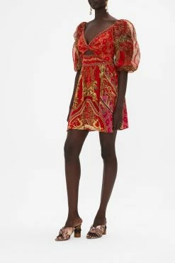 PUFF SLEEVE MINI DRESS SWEET SOPRANO 9 PUFF SLEEVE MINI DRESS SWEET SOPRANO -clothing shop CAMILLA 00024343 PUFF SLEEVE MINI DRESS SWEET SOPRANO 2