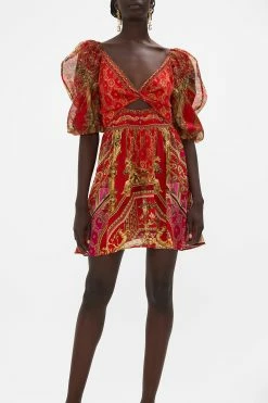 PUFF SLEEVE MINI DRESS SWEET SOPRANO 10 PUFF SLEEVE MINI DRESS SWEET SOPRANO -clothing shop CAMILLA 00024343 PUFF SLEEVE MINI DRESS SWEET SOPRANO 4