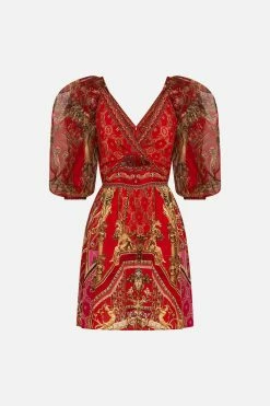 PUFF SLEEVE MINI DRESS SWEET SOPRANO 8 PUFF SLEEVE MINI DRESS SWEET SOPRANO -clothing shop CAMILLA 00024343 PUFF SLEEVE MINI DRESS SWEET SOPRANO GHOST