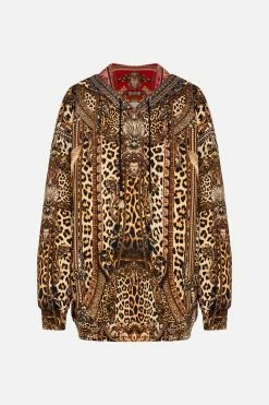 OVERSIZE BOYFRIEND HOODIE STANDING OVATION -clothing shop CAMILLA 00024365 OVERSIZE BOYFRIEND HOODIE STANDING OVATION GHOST