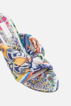 AUDREY KNOTTED MID HEEL AMALFI AMORE -clothing shop CAMILLA 00024609 KNOTTED MID HEEL AMALFI AMORE FL 2 91bdaf89 c196 489c 91e5 d9a530a7c69a