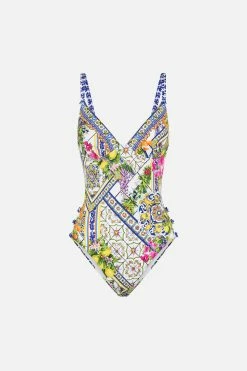 UNDERWIRE ONE PIECE WITH BUTTON DETAIL AMALFI AMORE 7 UNDERWIRE ONE PIECE WITH BUTTON DETAIL AMALFI AMORE -clothing shop CAMILLA 00024691 UNDERWIRE ONE PIECE WITH BUTTON DETAIL AMALFI AMORE GHOST 1