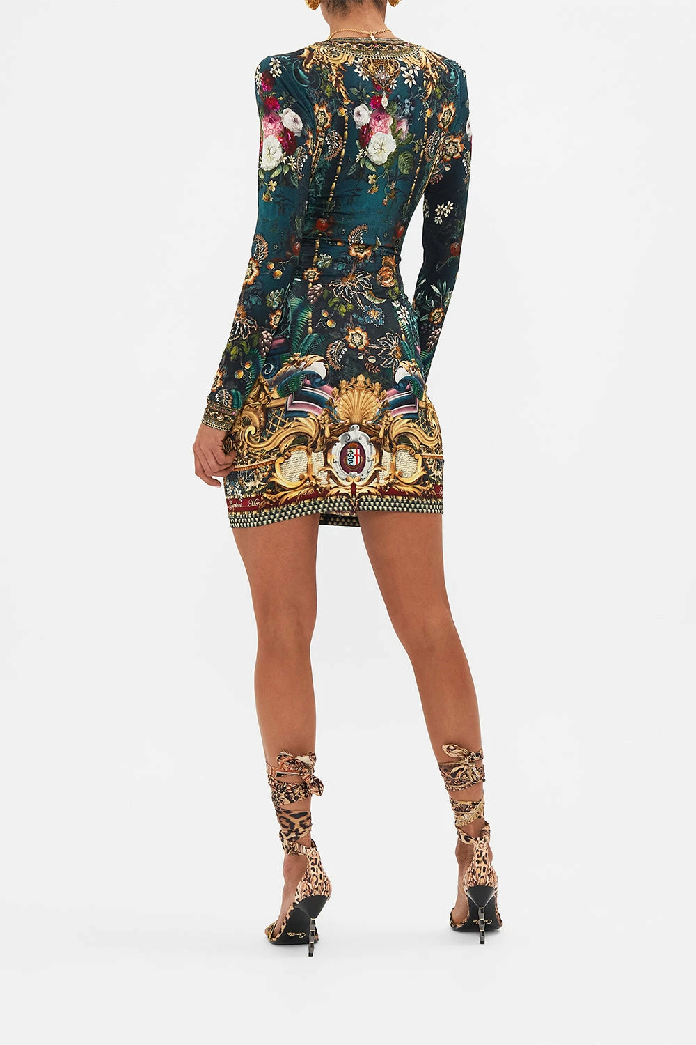 V-NECK CROSS FRONT DRESS VERDIS WORLD 2 V-NECK CROSS FRONT DRESS VERDIS WORLD - Image 2