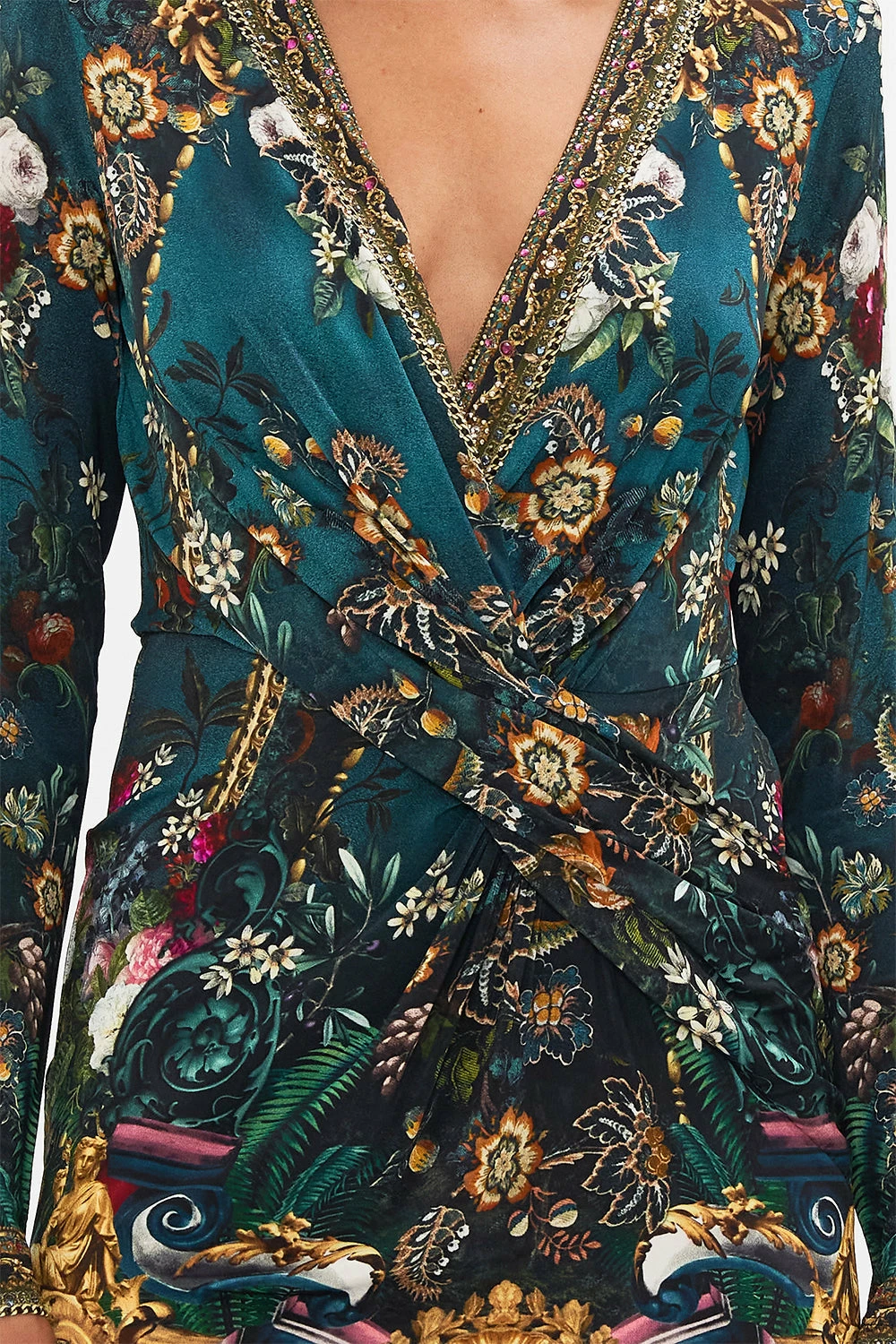 V-NECK CROSS FRONT DRESS VERDIS WORLD 6 V-NECK CROSS FRONT DRESS VERDIS WORLD - Image 6