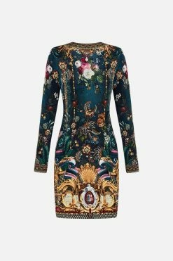 V-NECK CROSS FRONT DRESS VERDIS WORLD 13 V-NECK CROSS FRONT DRESS VERDIS WORLD -clothing shop CAMILLA 00024734 V NECK CROSS FRONT DRESS VERDIS WORLD GHOST 2