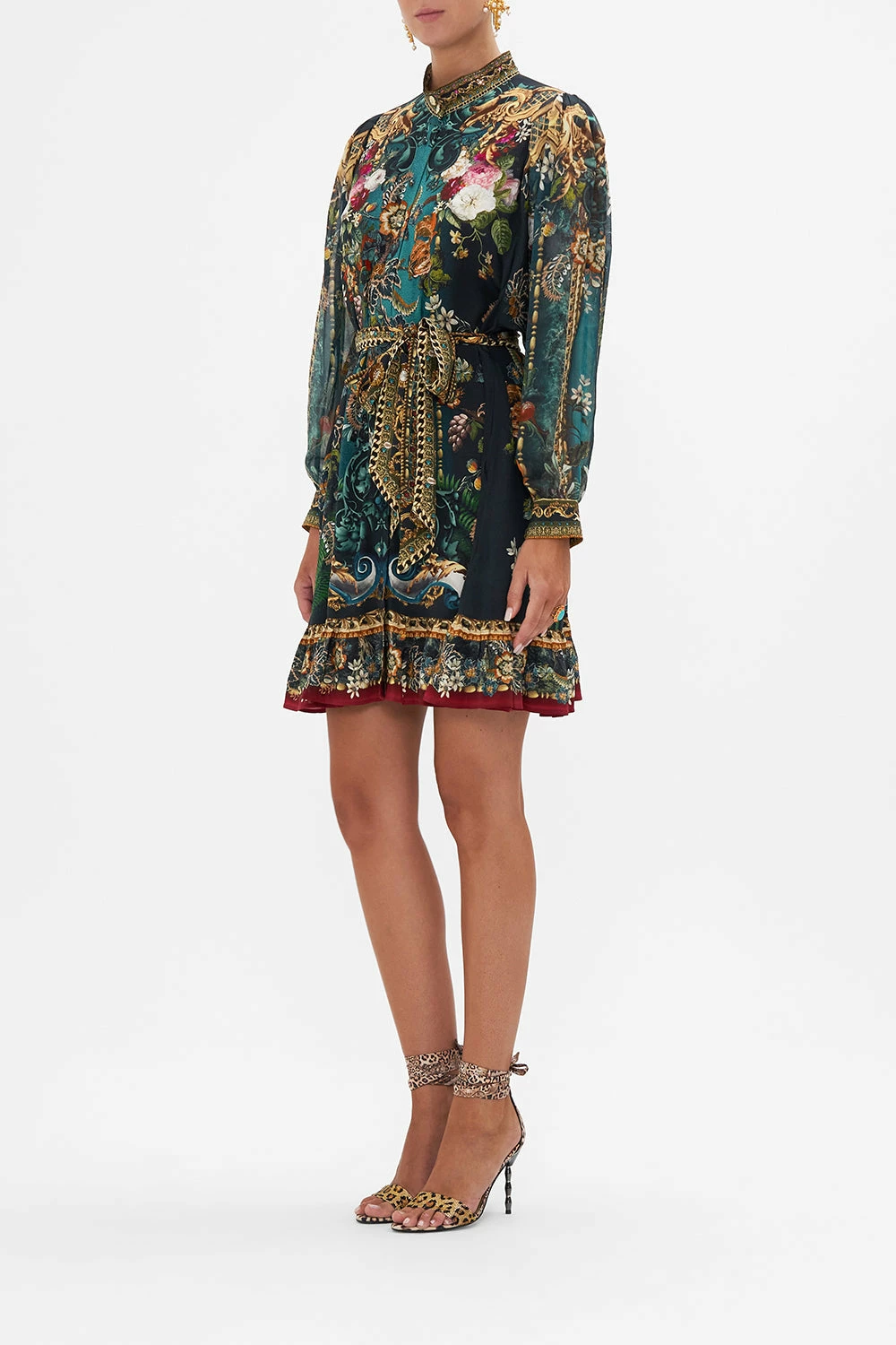 DROP SLEEVE SHIRT DRESS VERDIS WORLD 4 DROP SLEEVE SHIRT DRESS VERDIS WORLD - Image 4