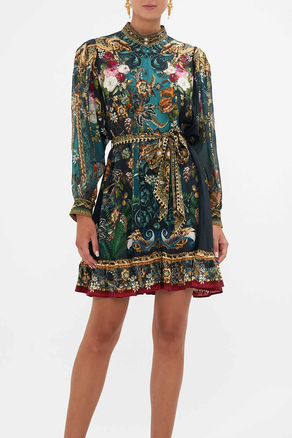 DROP SLEEVE SHIRT DRESS VERDIS WORLD 6 DROP SLEEVE SHIRT DRESS VERDIS WORLD - Image 6