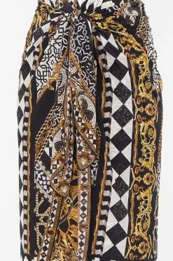 LAYERED LONG SARONG WITH FRONT TIE LOOK UP TESORO -clothing shop CAMILLA 00024767 LOOKUPTESORO LAYEREDLONGSARONGWITHFRONTTIE 5