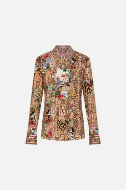 FITTED JERSEY SHIRT MICKEY MANIA 11 FITTED JERSEY SHIRT MICKEY MANIA -clothing shop CAMILLA 00024801 FITTED JERSEY SHIRT MICKEY MANIA GHOST