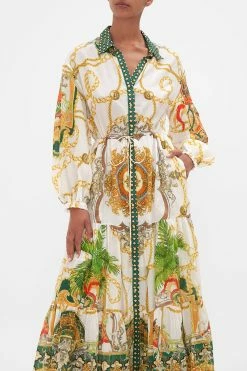 TIERED LONG SHIRT DRESS MY SWEET DEVOTION -clothing shop CAMILLA 00024829 TIERED LONG SHIRT DRESS MY SWEET DEVOTION 4