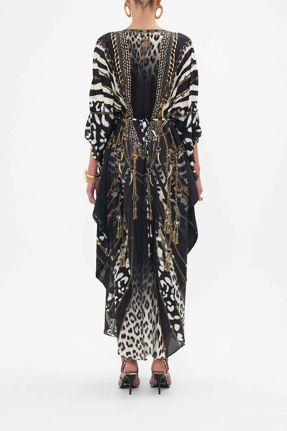 GATHERED WAIST KAFTAN UNTAMED ROYALTY 2 GATHERED WAIST KAFTAN UNTAMED ROYALTY - Image 2