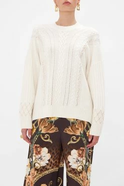 CREW NECK COCOON JUMPER GARDEN OF GOOD FORTUNE -clothing shop CAMILLA 00024832 CREWNECKCOCOONJUMPERGARDENOFGOODFORTUNE GARDEN OF GOOD FORTUNE 4