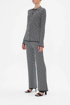 KNIT SHIRT FELINE FANTASY -clothing shop CAMILLA 00024835 KNIT SHIRT FELINE FANTASY 3