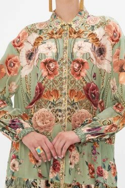 TIERED SHIRT DRESS GROW AND GLOW 13 TIERED SHIRT DRESS GROW AND GLOW -clothing shop CAMILLA 00024837 TIERED SHIRT DRESS GROW AND GLOW 5