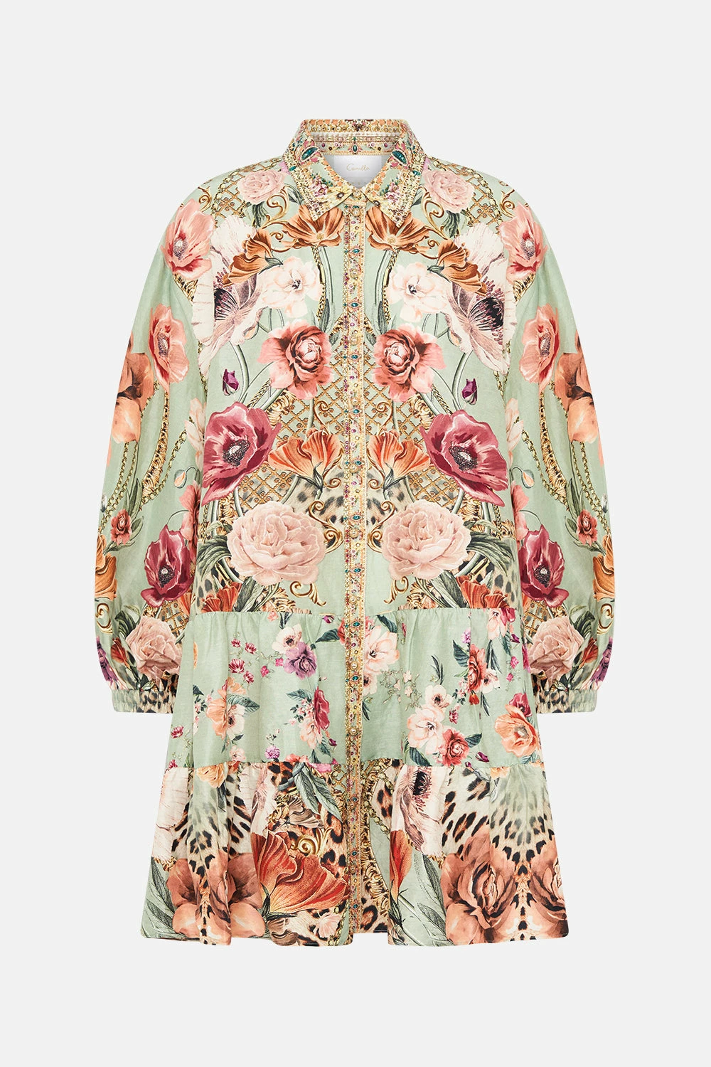 TIERED SHIRT DRESS GROW AND GLOW 8 TIERED SHIRT DRESS GROW AND GLOW - Image 8