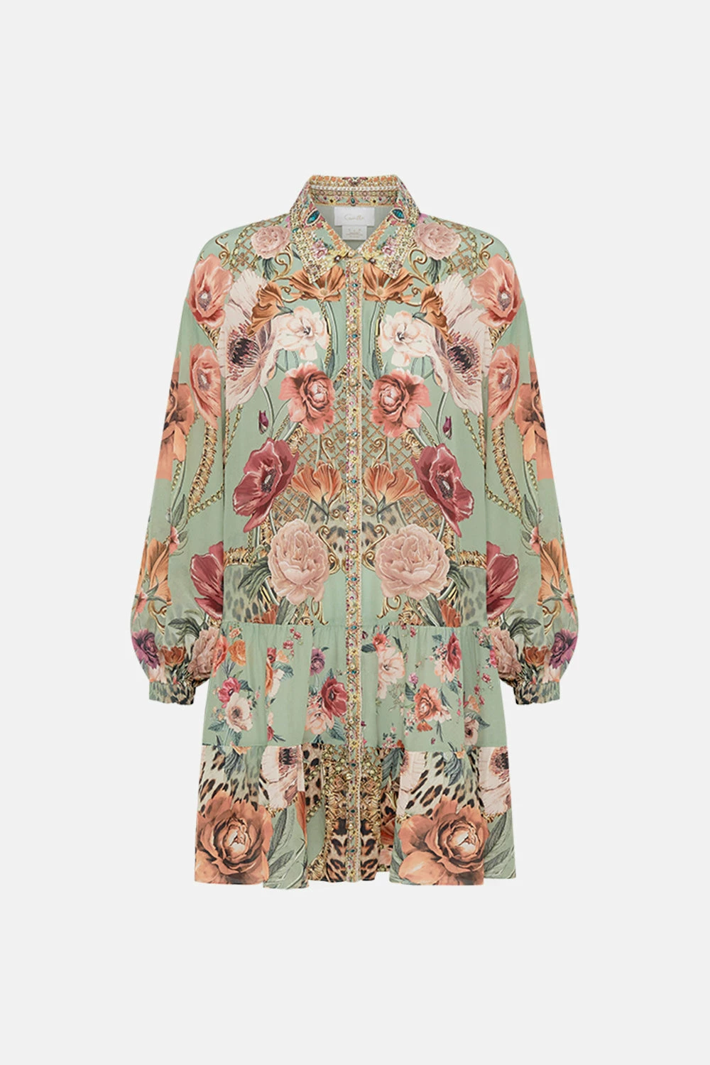 TIERED SHIRT DRESS GROW AND GLOW 3 TIERED SHIRT DRESS GROW AND GLOW - Image 3