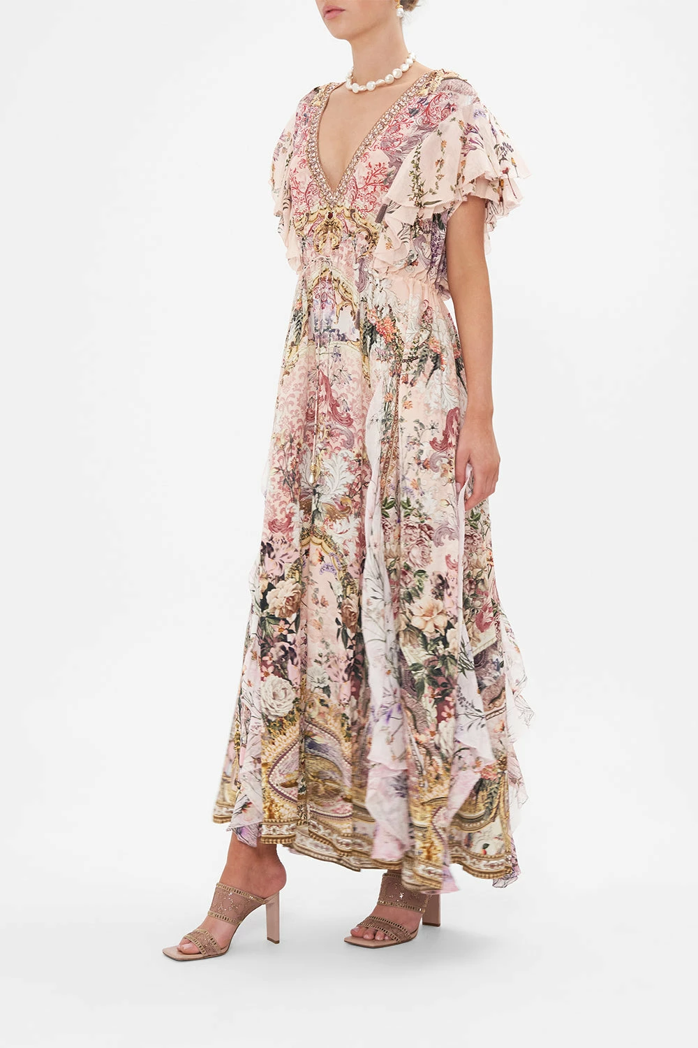 ALL OVER RUFFLE DRESS KISSED BY THE PRINCE - Image 4