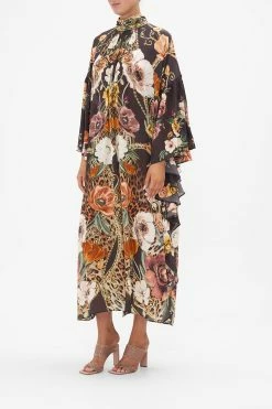 HIGH NECK RUFFLE KAFTAN WAVE YOUR WAND -clothing shop CAMILLA 00024841 HIGH NECK RUFFLE KAFTAN WAVE YOUR WAND 2