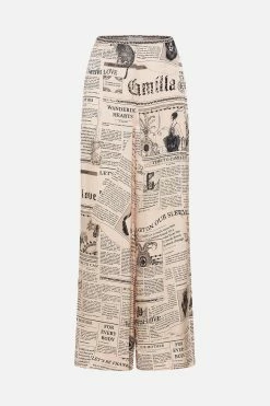 MINIMAL WIDE LEG PANT FAME FEVER 8 MINIMAL WIDE LEG PANT FAME FEVER -clothing shop CAMILLA 00024845 MINIMAL WIDE LEG PANT FAME FEVER GHOST