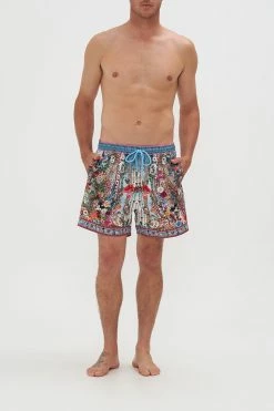 ELASTIC WAIST BOARDSHORT MICKEY TAKES A TRIP