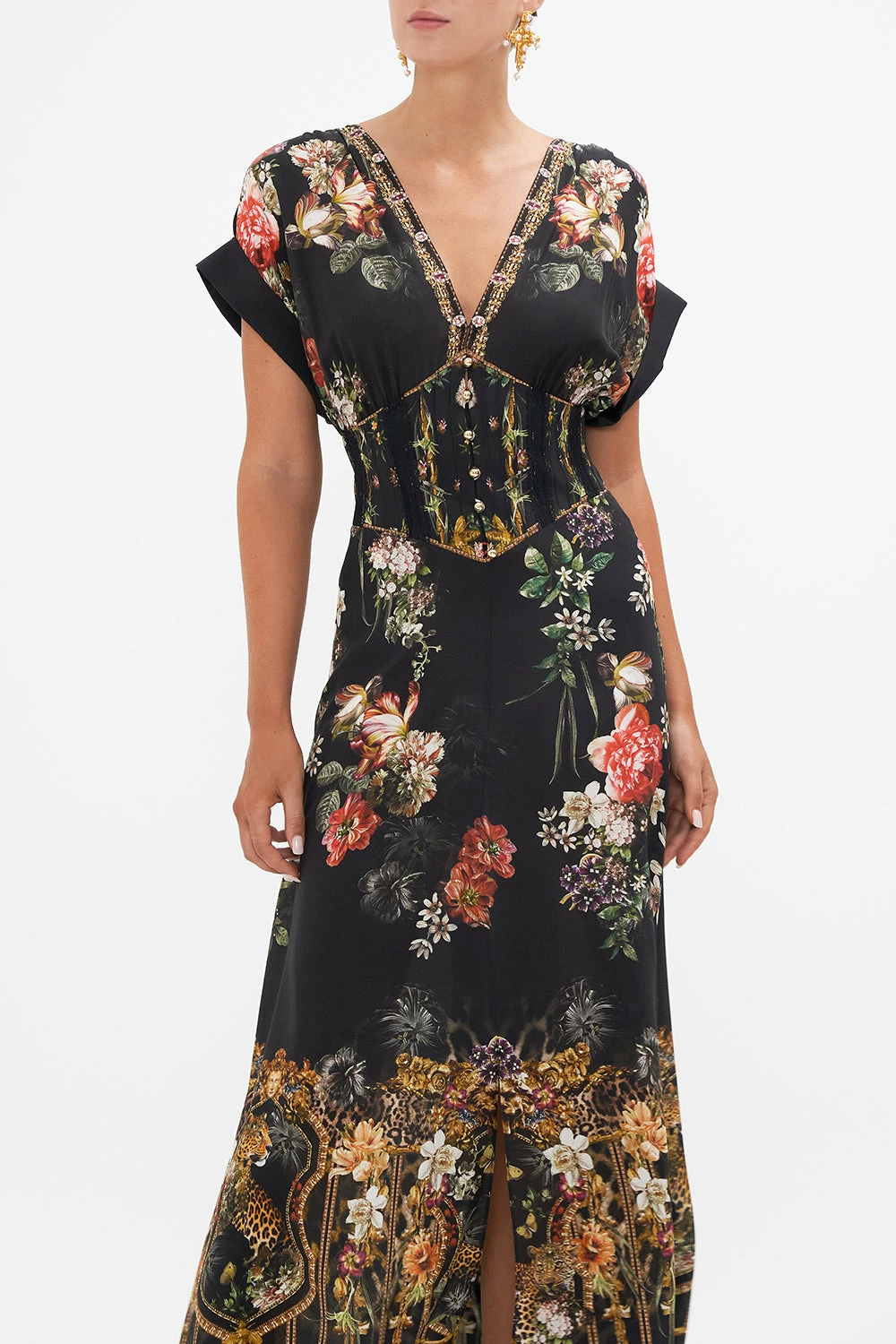 CORSET DETAIL DRESS A NIGHT AT THE OPERA - Image 4