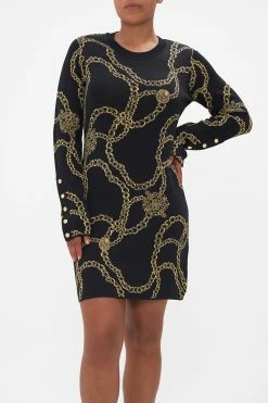 MINI KNIT DRESS JEALOUSY AND JEWELS 10 MINI KNIT DRESS JEALOUSY AND JEWELS -clothing shop CAMILLA 00025022 MINI KNIT DRESS TETHER ME NOT 4