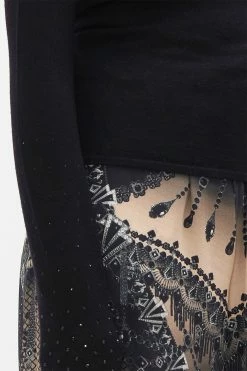 OFF SHOULDER KNIT TOP CURTAIN CALL CHAOS -clothing shop CAMILLA 00025033 OFF SHOULDER KNIT TOP CURTAIN CALL CHAOS 5