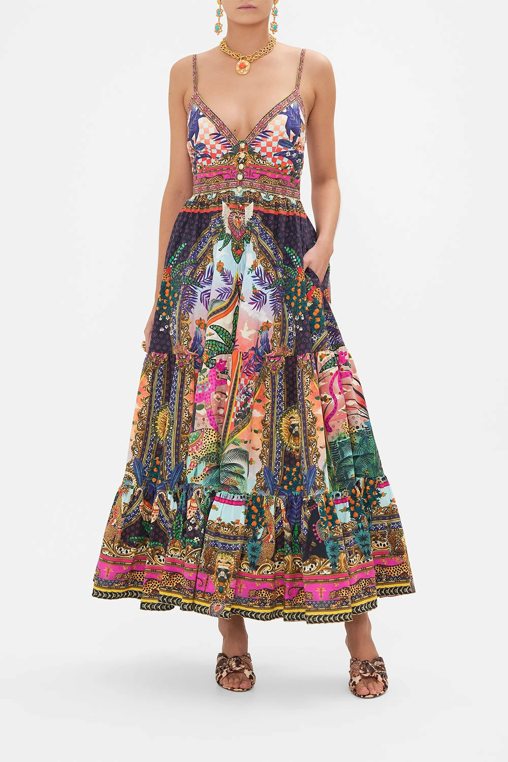 ORGANIC COTTON TIERED BODICE DRESS ALESSANDROS ATLANTIS 1 ORGANIC COTTON TIERED BODICE DRESS ALESSANDROS ATLANTIS