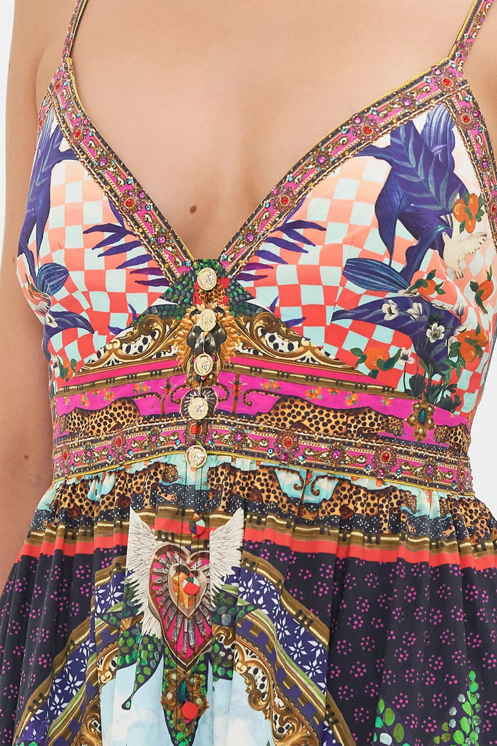 ORGANIC COTTON TIERED BODICE DRESS ALESSANDROS ATLANTIS 6 ORGANIC COTTON TIERED BODICE DRESS ALESSANDROS ATLANTIS - Image 6