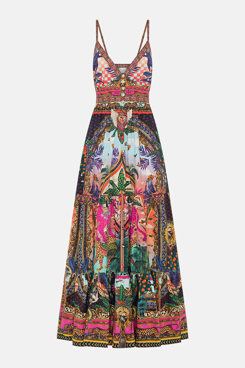 ORGANIC COTTON TIERED BODICE DRESS ALESSANDROS ATLANTIS 3 ORGANIC COTTON TIERED BODICE DRESS ALESSANDROS ATLANTIS - Image 3